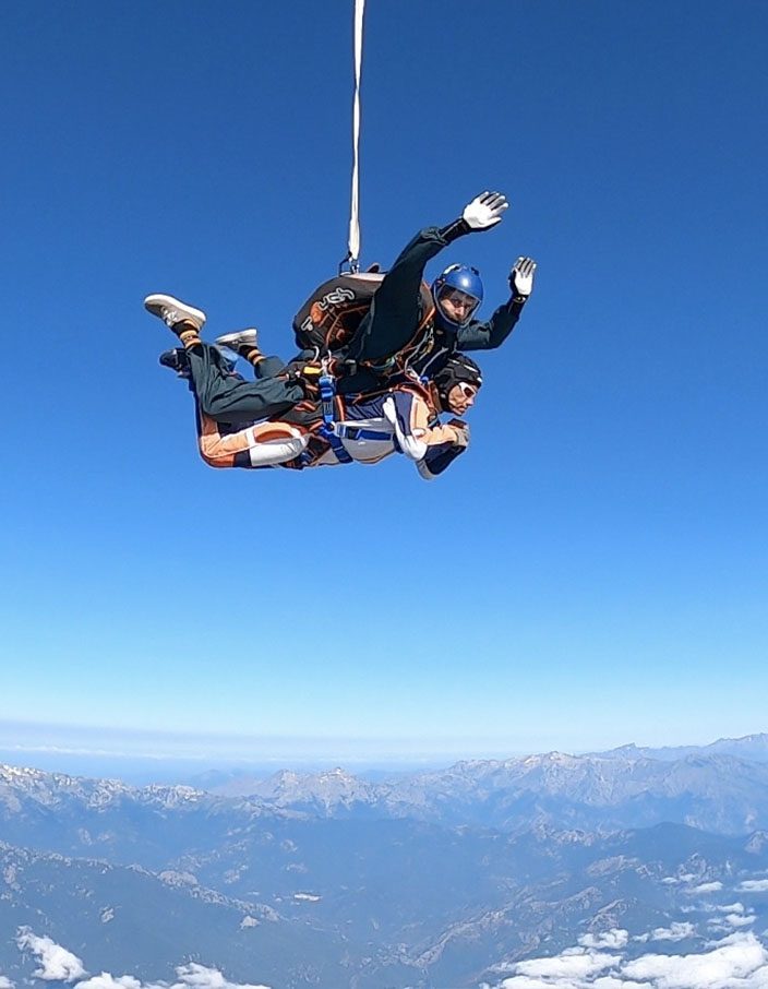 Corse Parachutisme Tandem - Saut en Parachute en Corse — Saut en Parachute - Tandem — Ghisonaccia