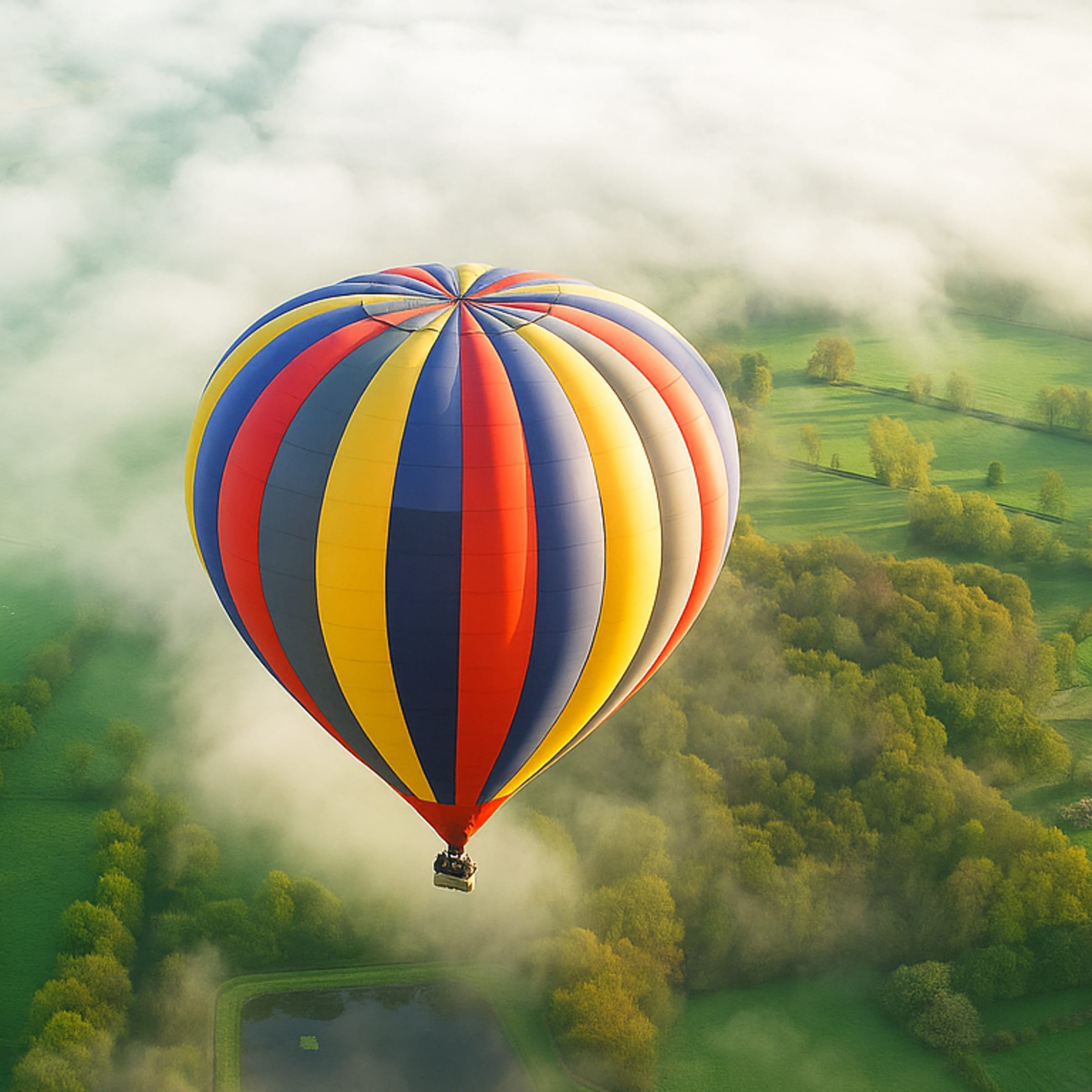 Vol en Montgolfière à Vézelay