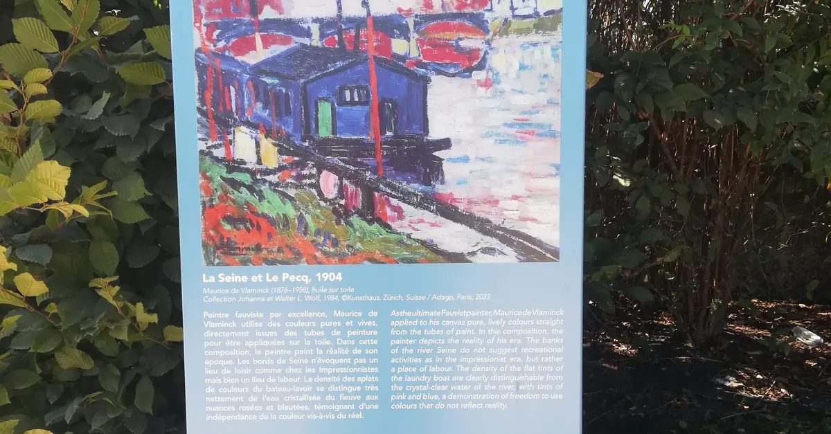 Chemin des Impressionnistes au Pecq - 4,4 km entre Turner, Denis et Vlaminck - Balades sur les pas des peintres - Le Pecq