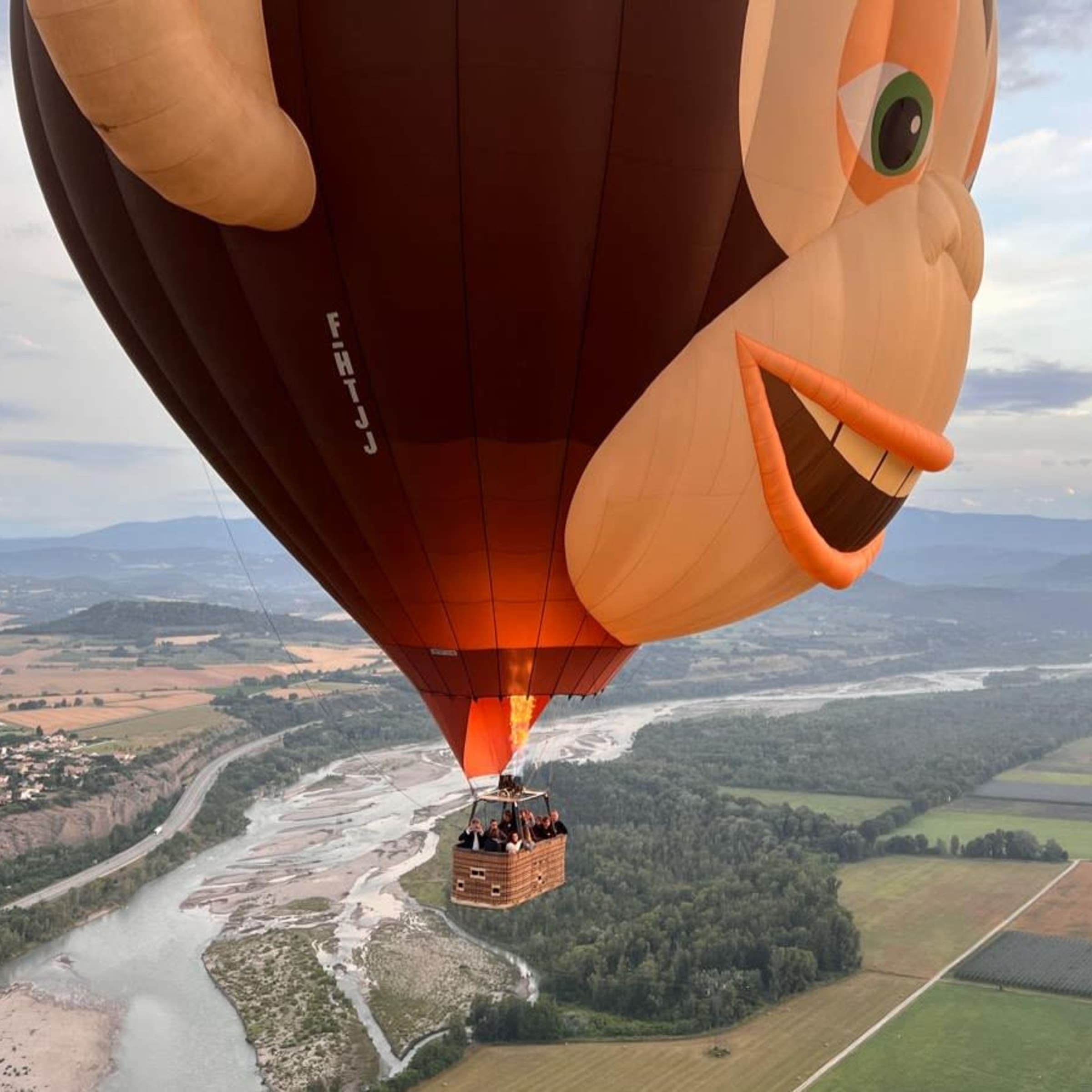 Vol en Montgolfière à Oraison près d'Aix-en-Provence