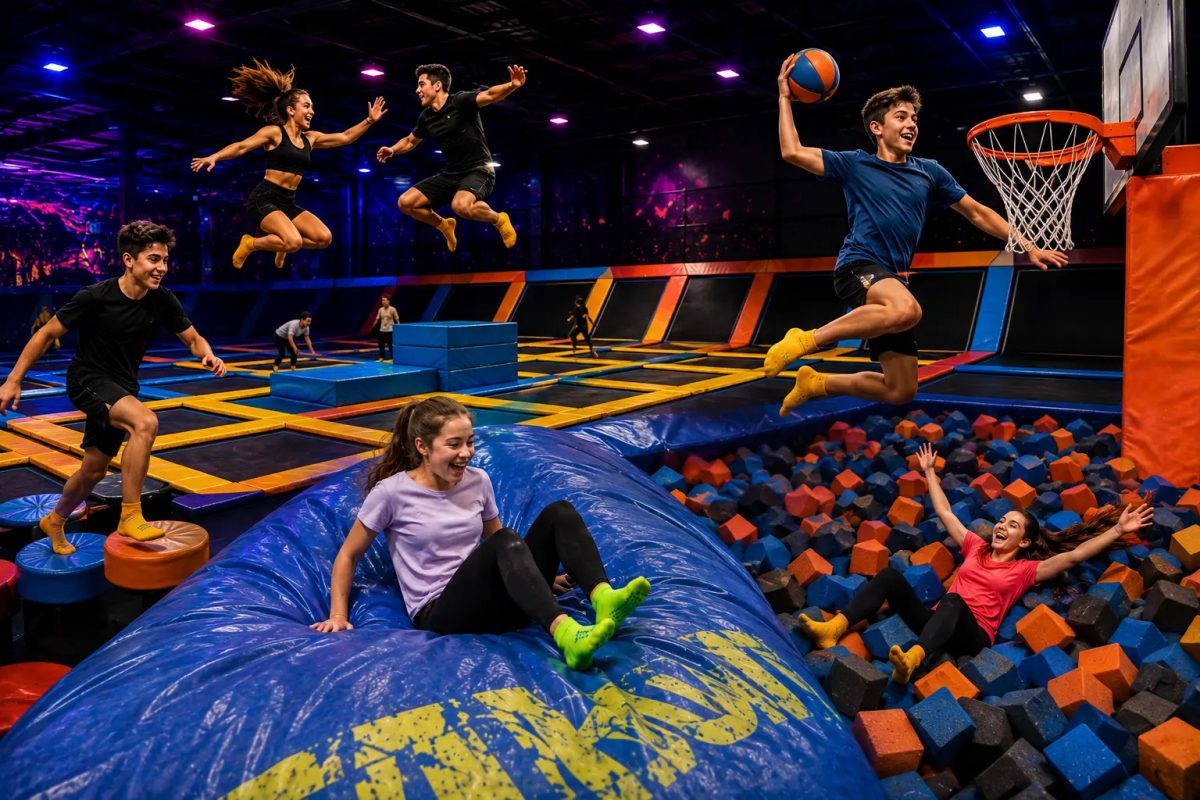 Trampoline Park Lyon — Session de Trampoline Park pour Enfants et Adultes — Saint-Priest