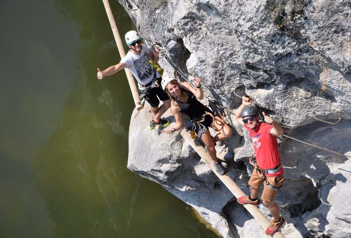 Via Ferrata Adventure Camp — Grospierres