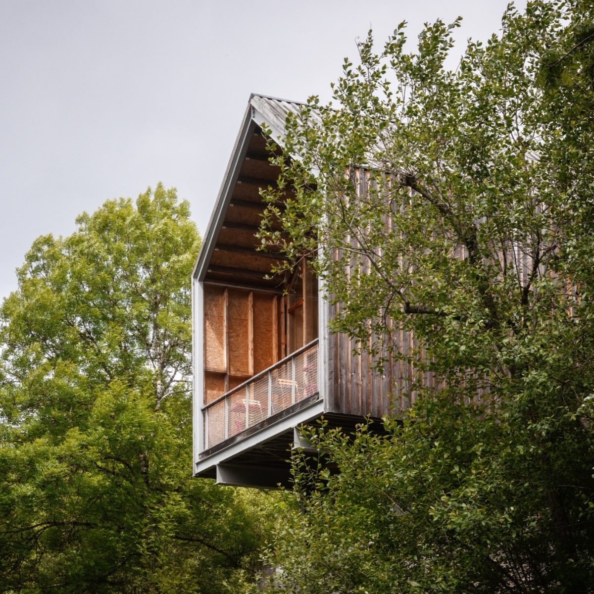 Le bois basalte — Écolodges & chalets nature — Manzat