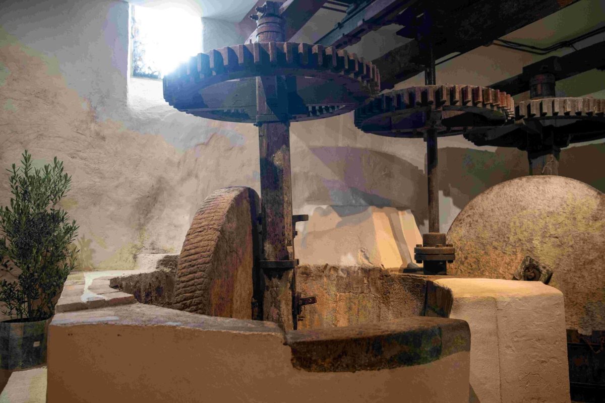 Moulin d’Opio — fabrication d’huile d’olive entre moulin historique et production actuelle — Visite de fabrique gourmande & spécialités du terroir — Opio