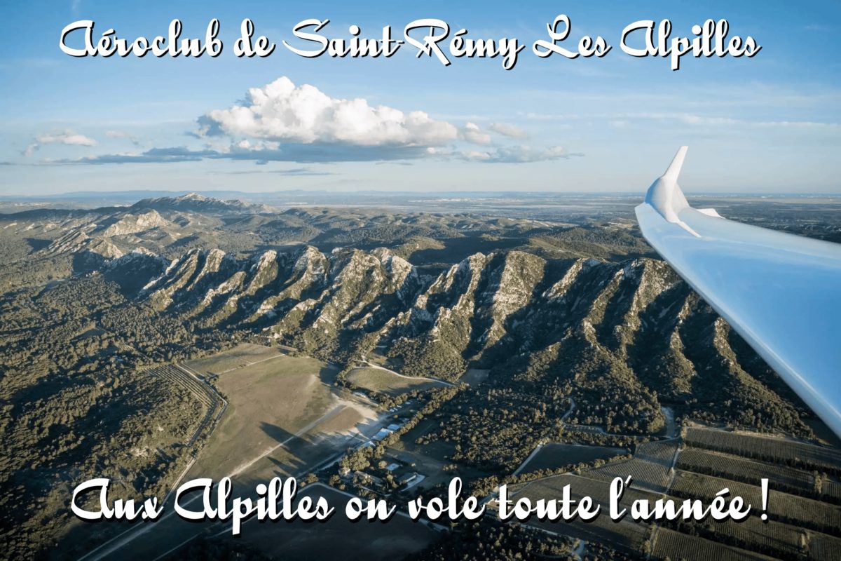 Aéro-Club de Saint-Rémy les Alpilles — Baptême de planeur — Saint-Rémy-de-Provence